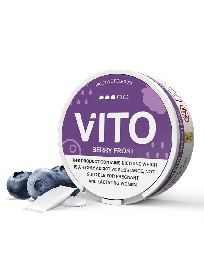 VITO berry frost 10mg nicotine pouches - Image 2